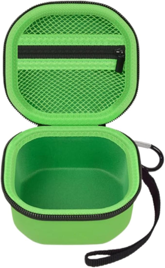 GWCASE Case Compatible with GiiKER Tic Tac Toe Bolt Game 3-in-1 Handheld Puzzle Console, Fidget Toys Board Games Storage Organizer Holder Box -Green(Bag Only)