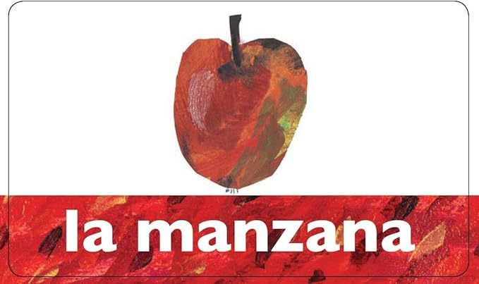 Chronicle Books, Flash Cards Eric Carle Spanish English