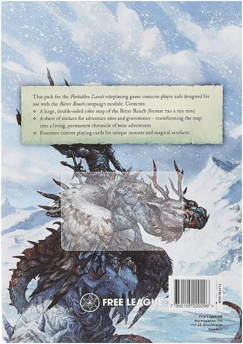 Free League Publishing Forbidden Lands The Bitter Reach (Forbidden Lands RPG Campaign Supp.)