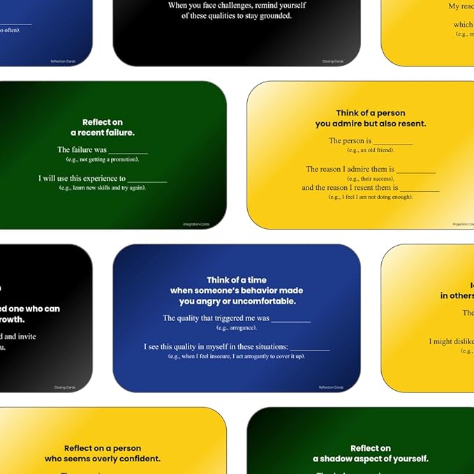 Shadow Work Cards The First, Interactive Shadow Work Game Distilled from Shadow Work journals