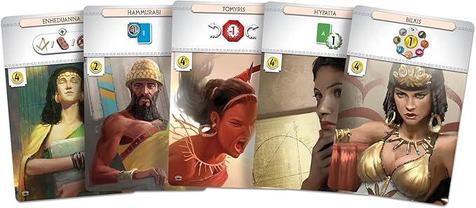 7 Wonders Leaders Board Game EXPANSION - Unleash the Power of Exceptional Leaders! Civilization Strategy Game for Kids and Adults, Ages 10+, 3-7 Players, 40 Min Playtime, Made by Repos Production
