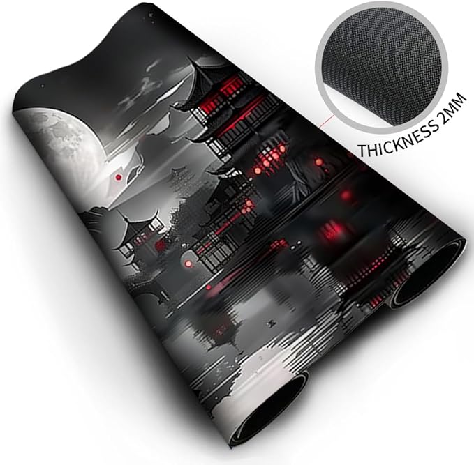 MTG Playmat 23.6x13.8 Inch Board Game Card Game Trading Card Game Mat Mouse Pad TCG Game Mat Stitched Edge Smooth Surface Rubber Base for Board Games,Card Showdown. (MTA110)