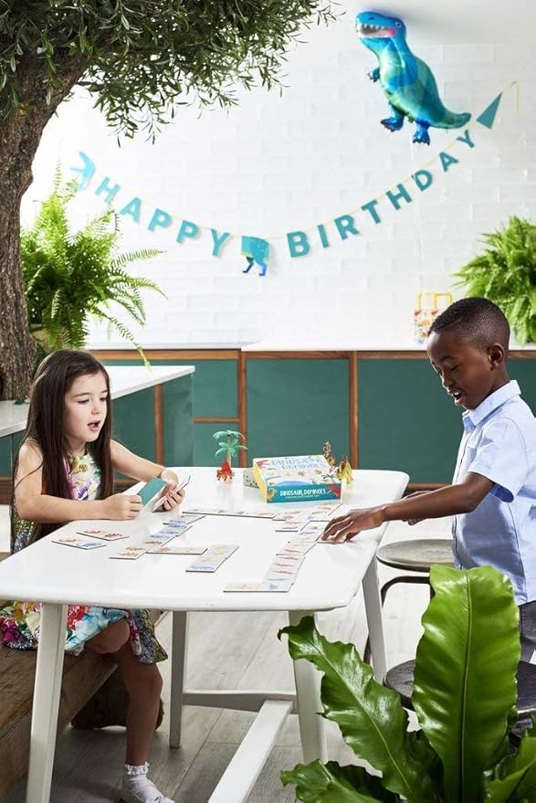 Talking Tables Dinosaur Dominoes Game (Dino-Dominoes)