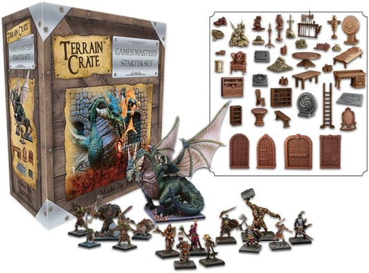 mantic Games Terrain Crate - Game Master's Starter Set | Highly-Detailed 3D Miniatures | Pre-Assembled Scenery Tabletop Game Accessory for Wargames, Board Games and RPGs | Made Games