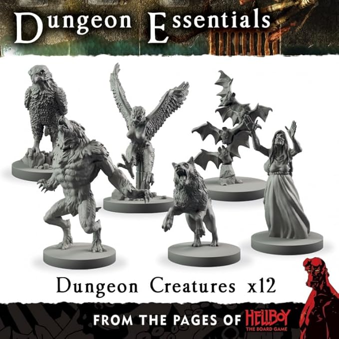 Mantic Games MGTC141 Creatures-Dungeon Essentials, Grey