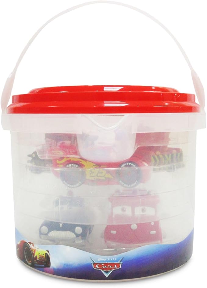 Disney Store Official Bath Set (Pixar Cars) - Kids Bath Accessories with Beloved Disney Characters - Colorful and Fun Bath Time Essentials for Kids - Suitable for All Ages