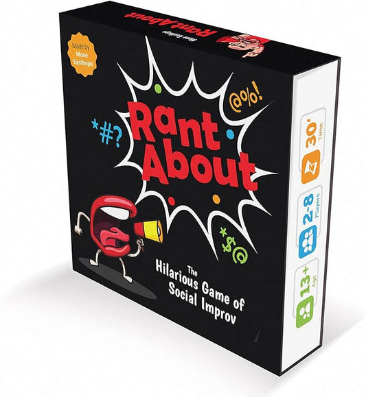 Rant About Adult Party Games - Outrageously Funny Improv Style Card Game for Hilarious Adult Party Game Night