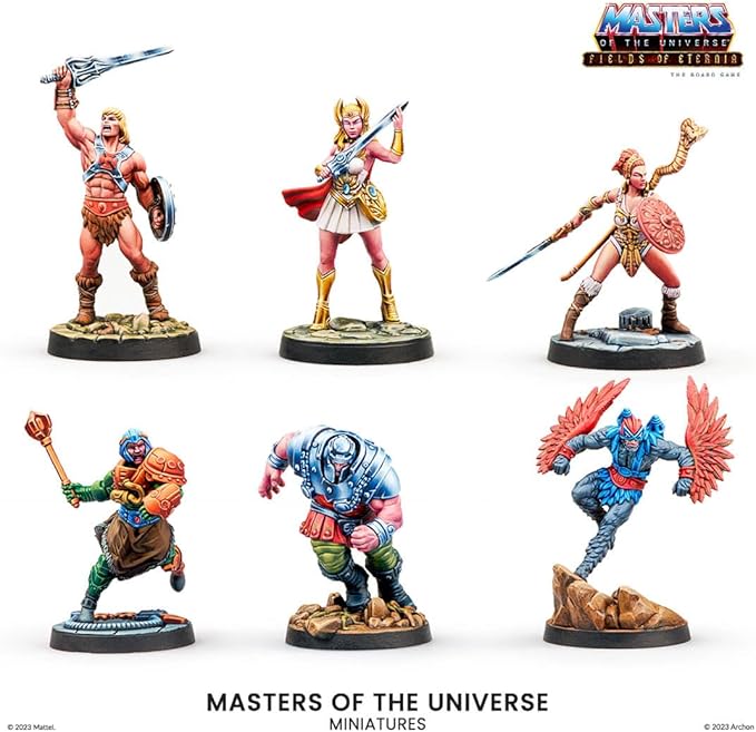 Masters of The Universe Fields of Eternia Board Game - for Ages 14+, 1-6 Players, with 60-90 Minute Playtime