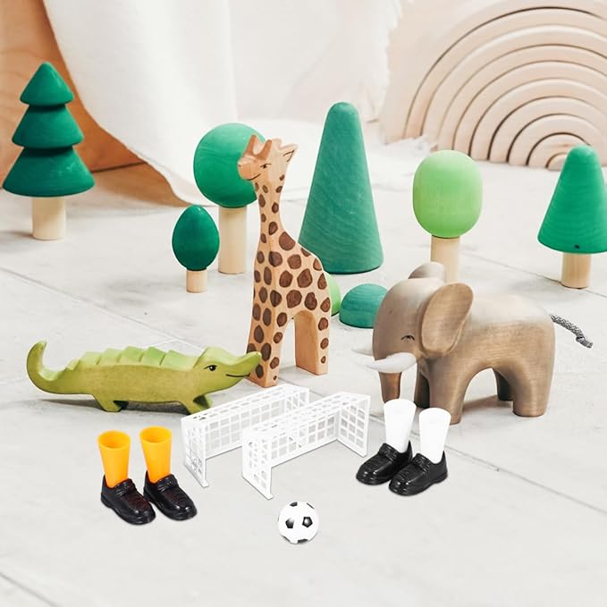 jojofuny 3 Sets Tabletop Soccer Toy Family Finger Soccer Game Table Football Winner Funny Finger Toys Plastic Tabletop Puzzle for Kids Table Football Game
