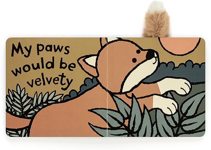 Jellycat If I were a Fox: A Touch and Feel Board Book Children's Book - Baby Gift