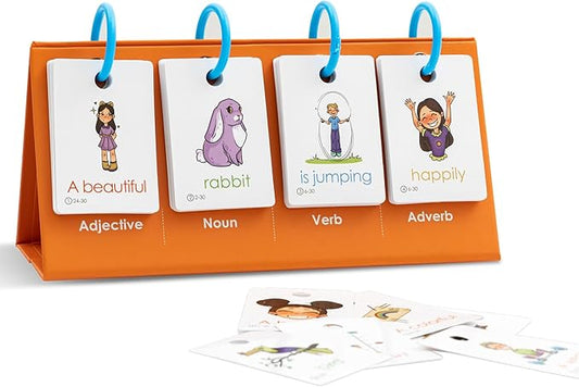 Tichgeim Sentence Building for Kids, Speech Therapy Materials Learn to Read Sentence Builder for 3-8, Preschool Kindergarten Learning Activities Classroom Must Haves for Boys Girls 1st 2nd 3rd Grade