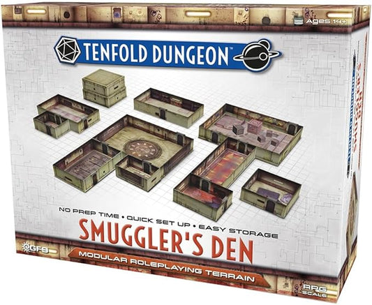 Tenfold Dungeon: Smuggler's Den | Modular Roleplaying Terrain
