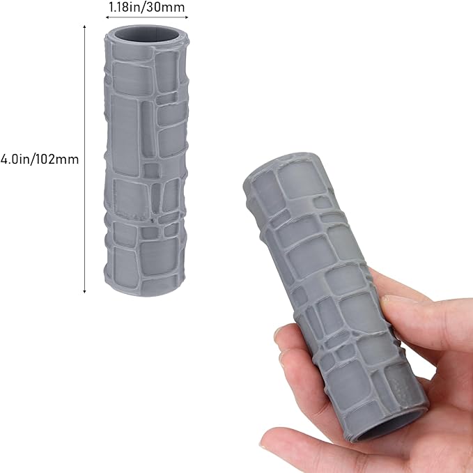 RPG Terrain Texture Roller – High-Definition Scene Detailing Tool for DND Terrain, Clay/Foam Carving Roller for ABS Polymer Clay Patterns, Creative Board Game Accessory Set