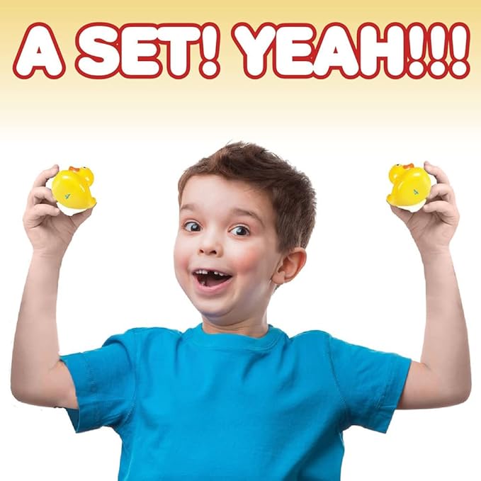 Gamie Duck Pond Matching Game & Dart Balloon Game for Kids, Includes 20 Plastic Ducks with Numbers and 3" x 6" Inflatable Pool & Includes 144 Dart Balloons and 11 Plastic Darts with Copper Tips