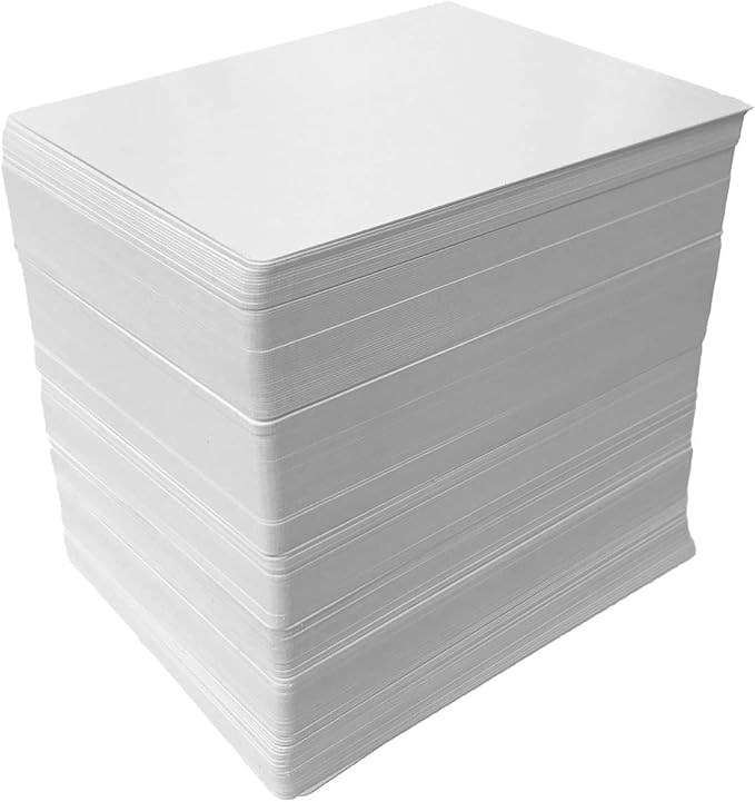 Apostrophe Games Blank Cards - Poker Size Uncoated (2.5" x 3.5"), 180 Flash & Board Game Cards