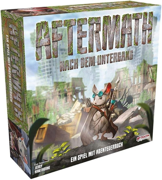 Aftermath: an Adventure Book Game - Survive a Post-Human World as Resourceful Rodents! Narrative Game for Kids & Adults, Ages 14+, 1-4 Players, 60-120 Minute Playtime, Made by Plaid Hat Games