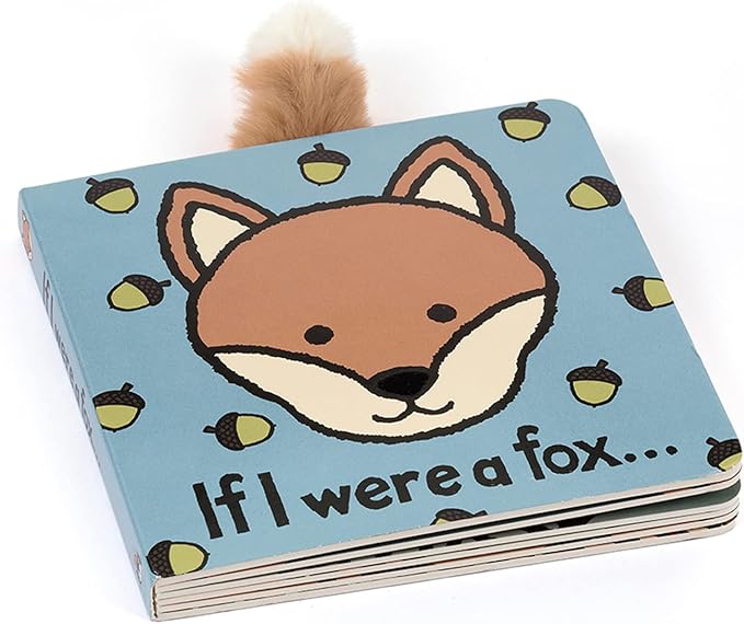 Jellycat If I were a Fox: A Touch and Feel Board Book Children's Book - Baby Gift