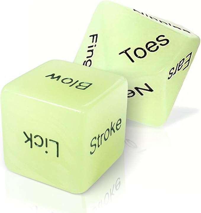 2 Pcs Date Night Dice for Couple, Love Decision Dice After Dark Edition Game, Anniversary for Him Her, Portable Couple Gift Ideas Graduation Gifts 2025, Multi Combination Gameplay