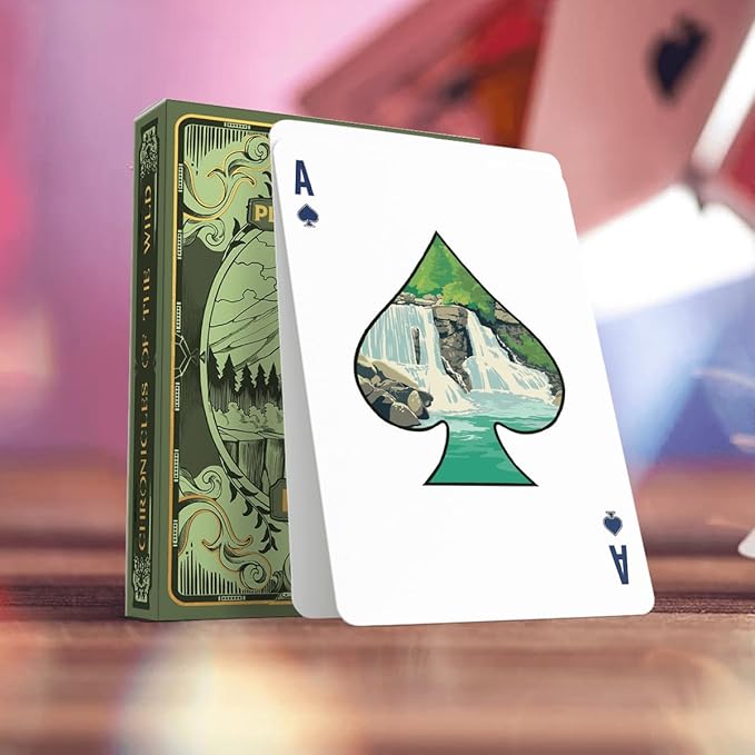 HAAKUN National Park Playing Cards Cute Pet Themed Card for Animal Lovers Teens Adults Friends Family Trivia Board Games Packs Design Set Waterproof Poker Collections Decks with Box