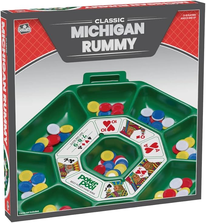 Michigan Rummy - The Perfect Blend of Rummy and Poker for an Entirely New Game Experience (Amazon Exclusive) by Goliath