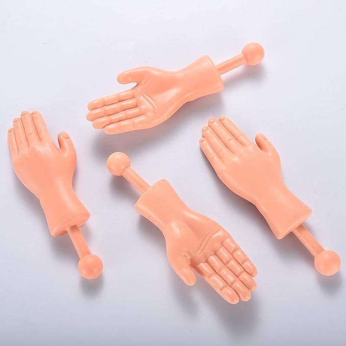 Get Handsy Challenge Game - 120 Hilarous Tiny Hand Challenges - Small Little Hand Puppet Family Fun Competitive Action Game - Be The First to Complete