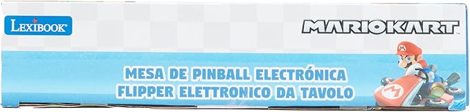 Lexibook Nintendo Mario Kart Table Electronic Pinball, Action and Reflex Game for Children and familiy, LCD Screen, Light and Sound Effects, Blue / red, JG610NI