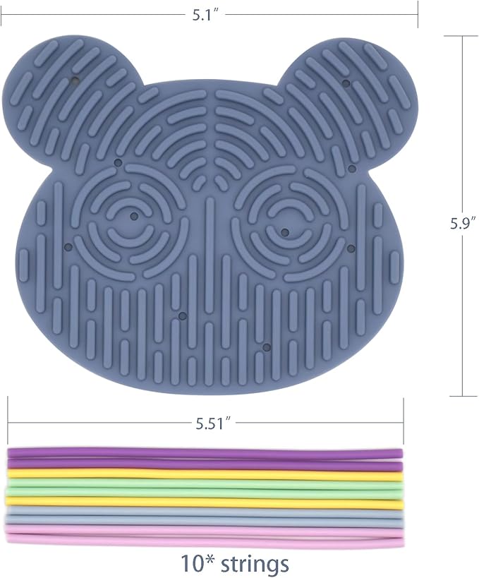 Sensory Activity Board Busy Board for Toddlers with Fine Motor Skills Development,Travel Toy for Kids 3+Years(Panda)