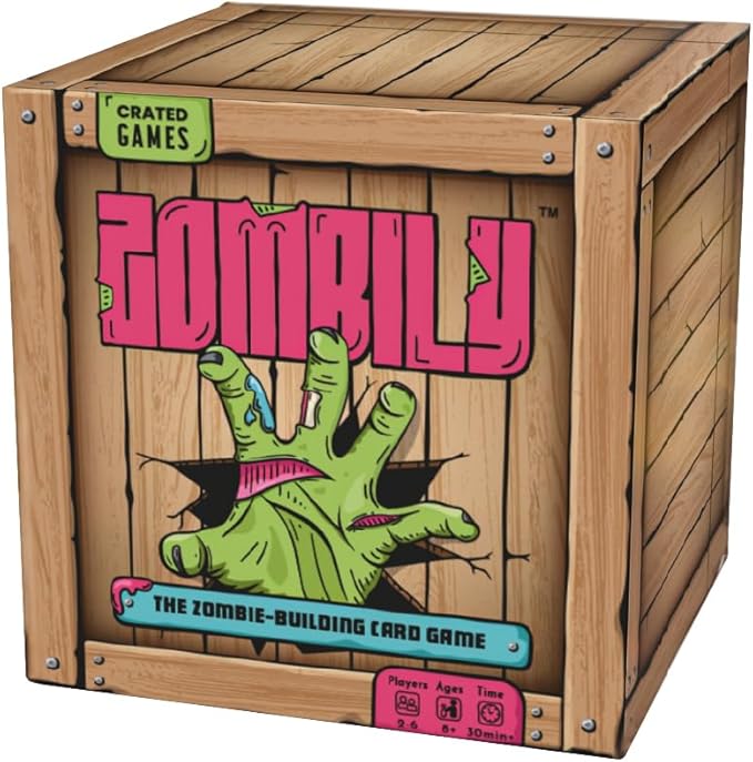 ZOMBILY Family Card Game, Zombie Building Party Game, Easy to Learn, Fun for Game Night