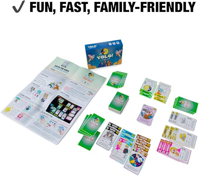 YOLO! A Hilarious Card Game with Meme Stocks, Calls, Puts & Infinite Money – for Adults, Teens, Parties, Fun Gifts, Game Nights (2-5 Players)