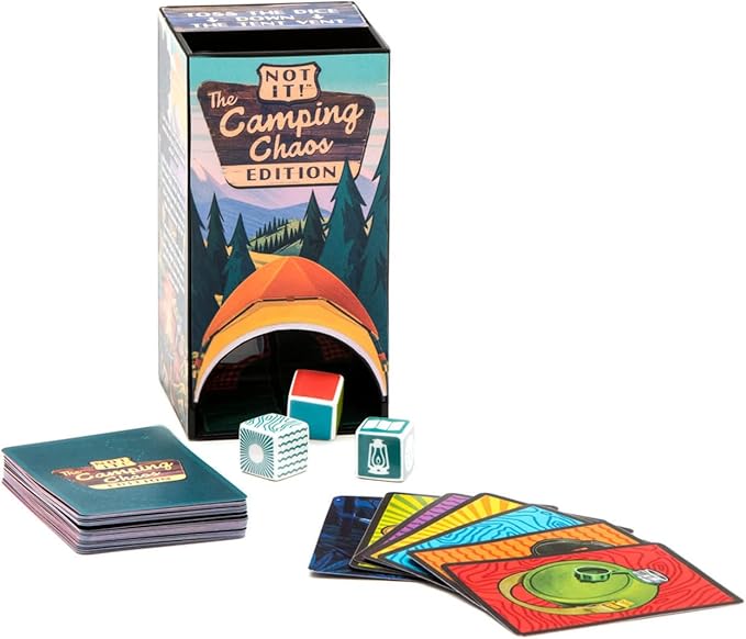 Not It Dice Games for Kids Strategy Game for Family Night Fun Card Game Stocking Stuffer Gift 3+ Players Ages 6+ Camping Chaos