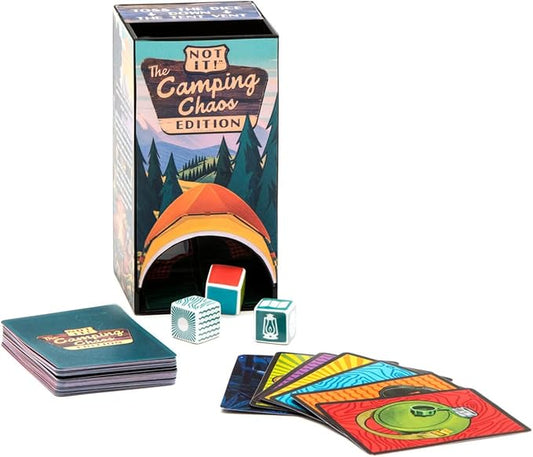 Not It Dice Games for Kids Strategy Game for Family Night Fun Card Game Stocking Stuffer Gift 3+ Players Ages 6+ Camping Chaos