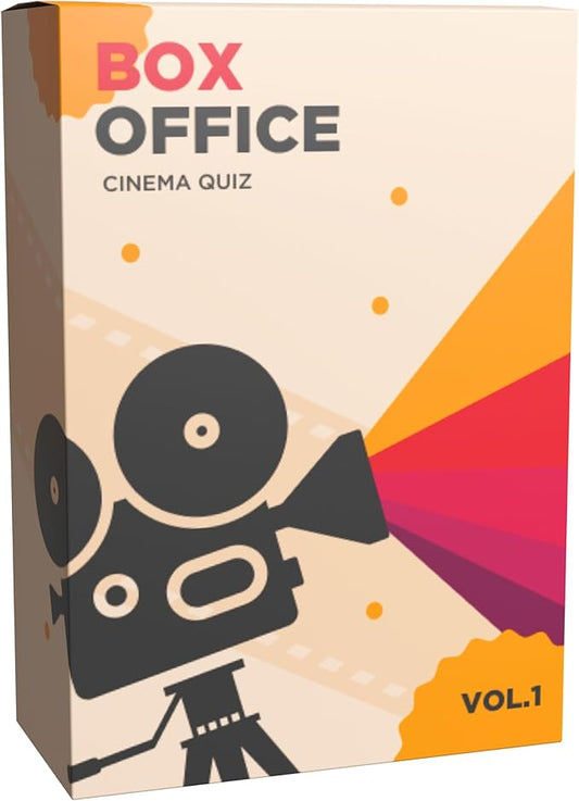 Cinema Quiz Vol 1: The Ultimate Movie Trivia Board Game – Perfect for Adults, Family Gatherings, and Friends – Fun and Easy to Play for Game Nights – Multiple Game Modes – Ages 15+