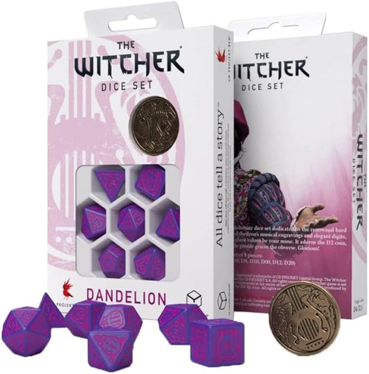 Q-Workshop Witcher Dice Set. Dandelion - Q-Workshop Conqueror of Hearts