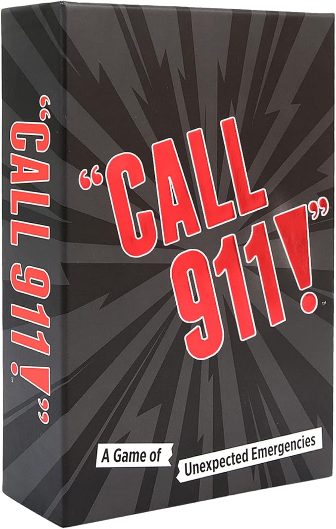 Call 911! | A Family Game of Unexpected Emergencies | Family Card Games for Adults & Kids, 200 Emergency Prompts | Fun Card Games for Family Game Nights, Nurse Graduation Gifts, & Parties | Ages 14 Up