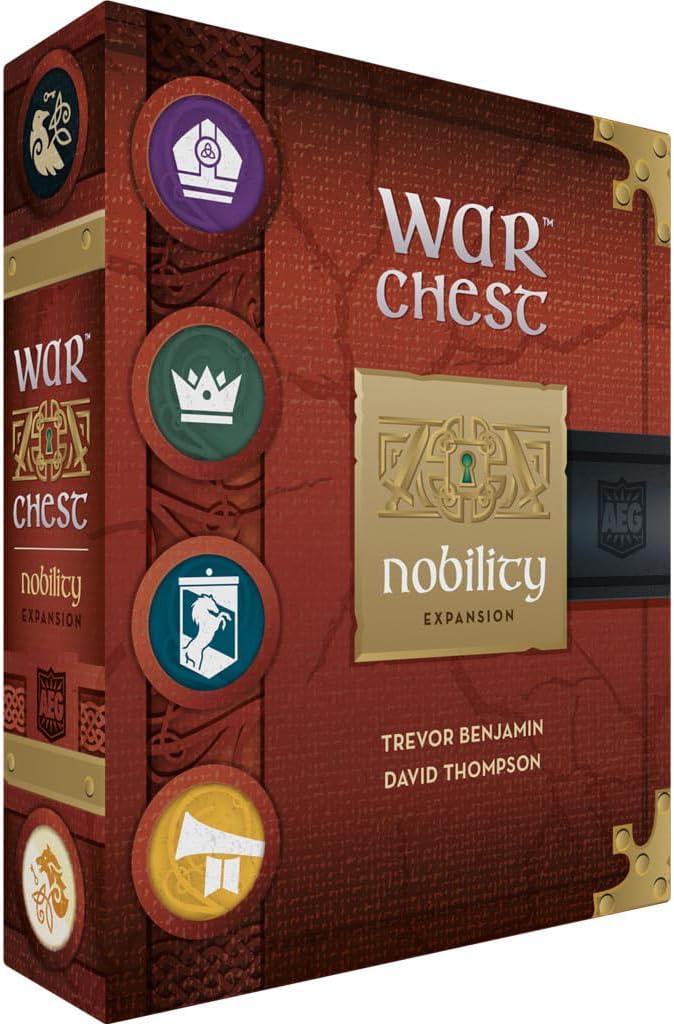 AEG War Chest: Nobility Expansion | Bishop, Earl, Herald, Bannerman, Royal Guard | Masterful Tactical Warfare Board Game for 2 or 4 Players | Ages 14+