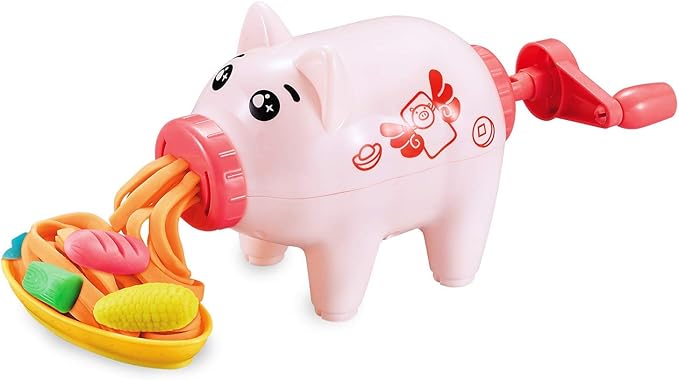 Kitchen Creations Noodle Party Color Dough Toys & Ultimate Swirl Ice Cream Maker Play Food Sets for Kids 3 Years and Up