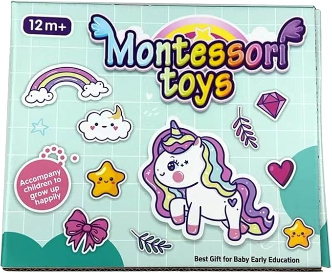 3 in1 Baby Toys 12 Months - Busy Board Sensory Toys, Tissue Box Toy, Pull String Teether, Learning Toy for Babies 12 18 Months, Baby Sensory Toys Gifts for 12 18 Months Old