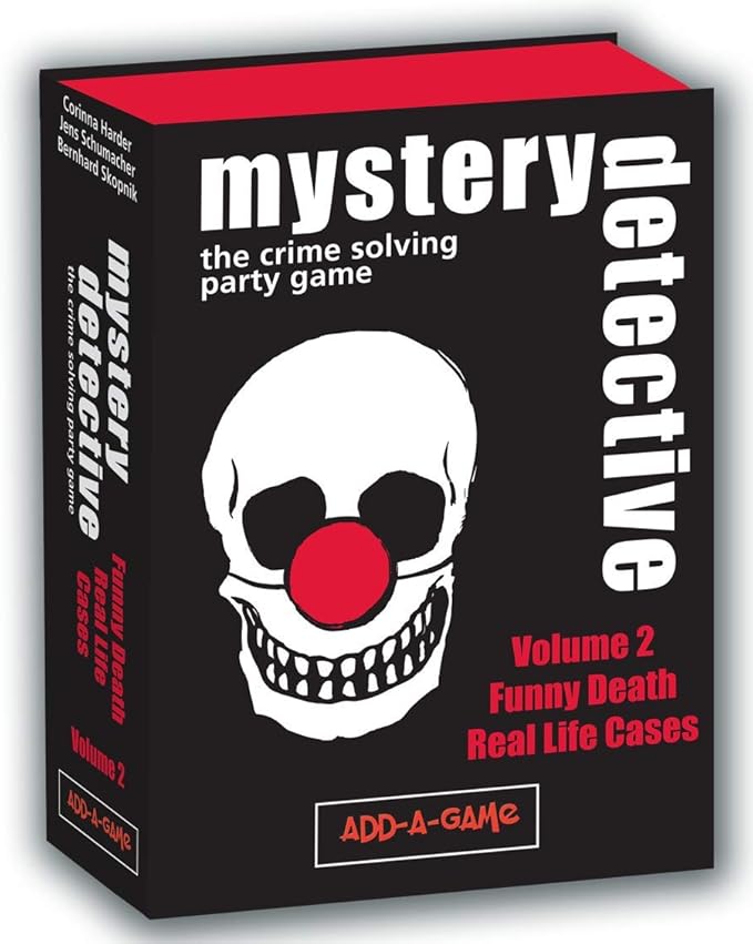 Mystery Detective Volume 2: Funny Death Real Life Cases- Cooperative Party Game to Unleash Your Brainstorming Skills