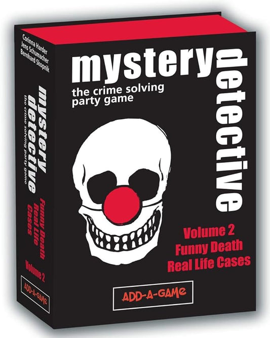 Mystery Detective Volume 2: Funny Death Real Life Cases- Cooperative Party Game to Unleash Your Brainstorming Skills