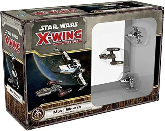 Star Wars X-Wing 1st Edition Miniatures Game Most Wanted EXPANSION PACK | Strategy Game for Adults and Teens | Ages 14+ | 2 Players | Average Playtime 45 Minutes | Made by Atomic Mass Games