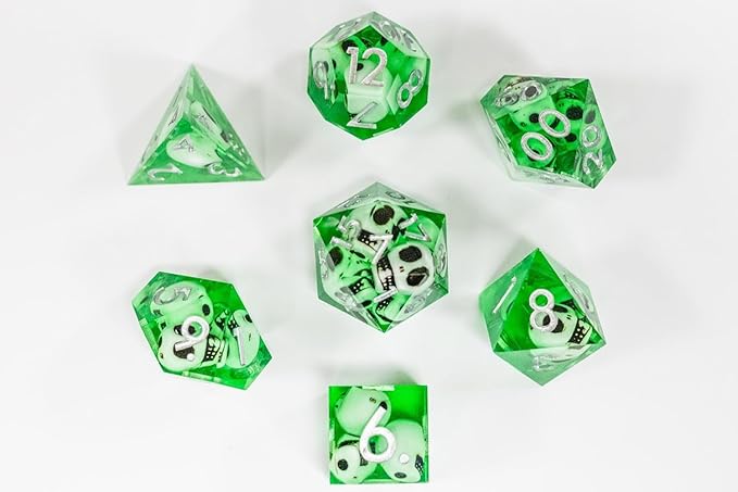 1985 Games Sharp Edge Polyhedral Dice Set – Mystery RPG Dice for Dungeons & Dragons & Tabletop RPGs | Pack of 6