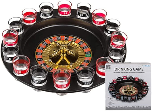 Maxam SPROULT 16-Shot Roulette Drinking Game Set