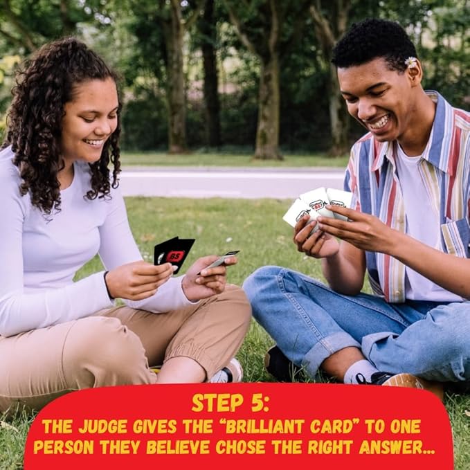 Brilliant or BS? Big Bluff Box | Trivia Game for Know-It-Alls & Liars | Fun Bluffing Game for 4-6 Players Ages 14+