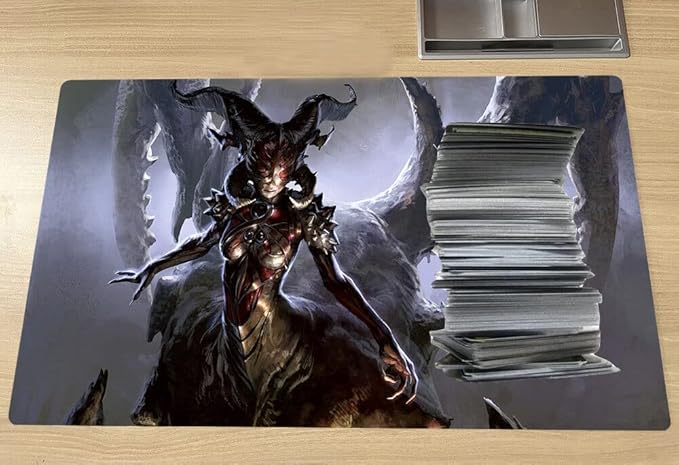 TCG Playmat Board Game 23.6x13.7 inches Mouse Pad Play Mat for MTG TCG CCG Cards Gaming Deck Playmat