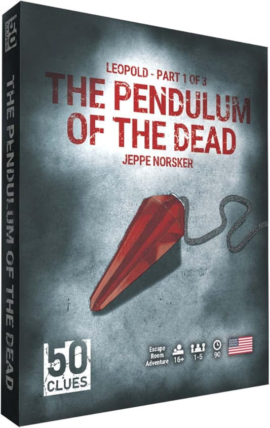 COILEDSPRING 50 Clues | 50 Clues - Part 1: The Pendulm of The Dead | Puzzle Escape Game | Ages 16+ | 1-5 Players | 90 Minutes Playing Time