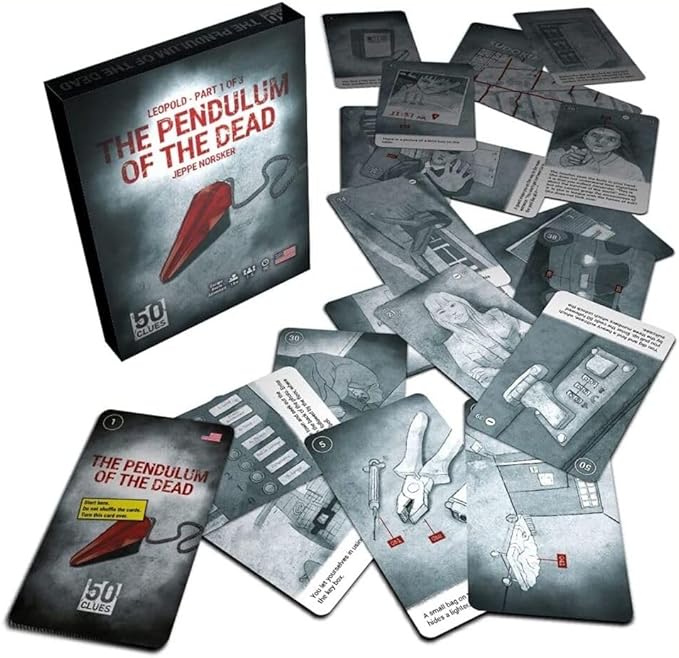 COILEDSPRING 50 Clues | 50 Clues - Part 1: The Pendulm of The Dead | Puzzle Escape Game | Ages 16+ | 1-5 Players | 90 Minutes Playing Time