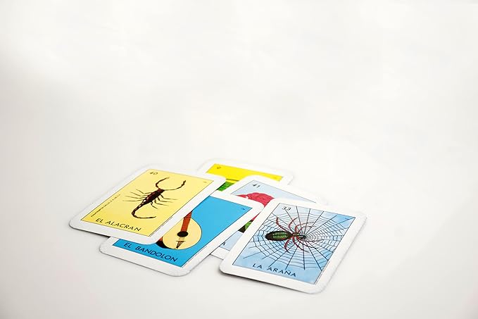 Don Clemente Mexican Jumbo Loteria Set, Deck of Cards Fun and Educational, 10 Large Boards