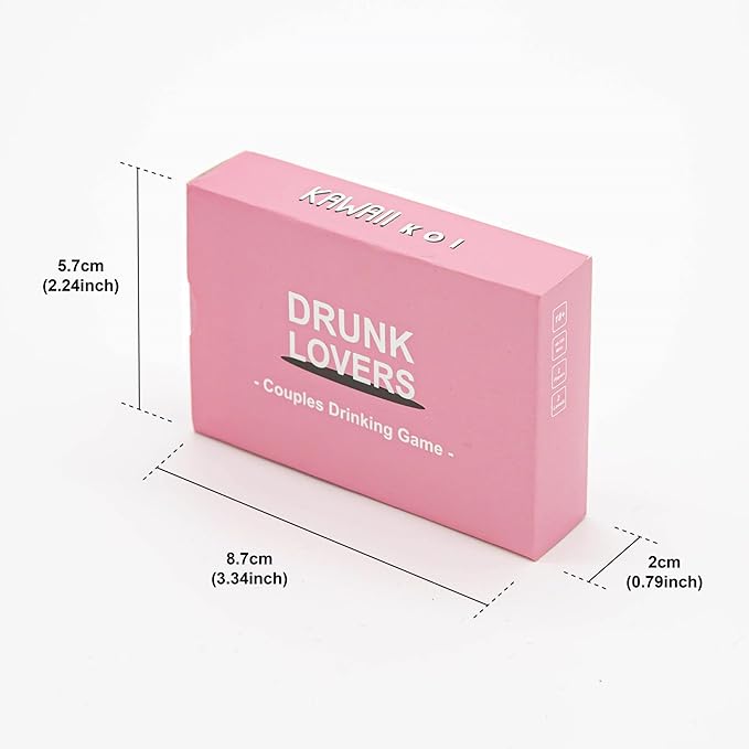 Drunk Lovers - Couples Games Couples Card Game for Date Night, 54 Game Cards, Couple Games and Couples Games for Adults