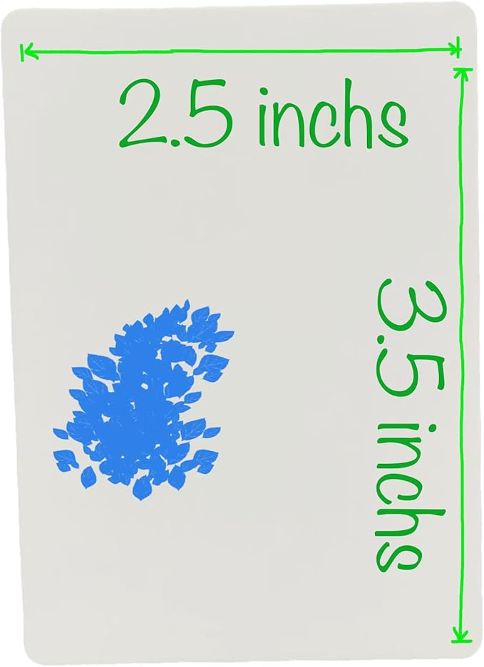 Blank Playing Cards to Write on, Poker Size 2.5 x 3.5 Inches, 216PCS, 4 Packs x 54 - Blank Playing Cards Printable, Customizable Deck for Gift, DIY Game
