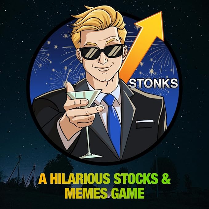 YOLO! A Hilarious Card Game with Meme Stocks, Calls, Puts & Infinite Money – for Adults, Teens, Parties, Fun Gifts, Game Nights (2-5 Players)